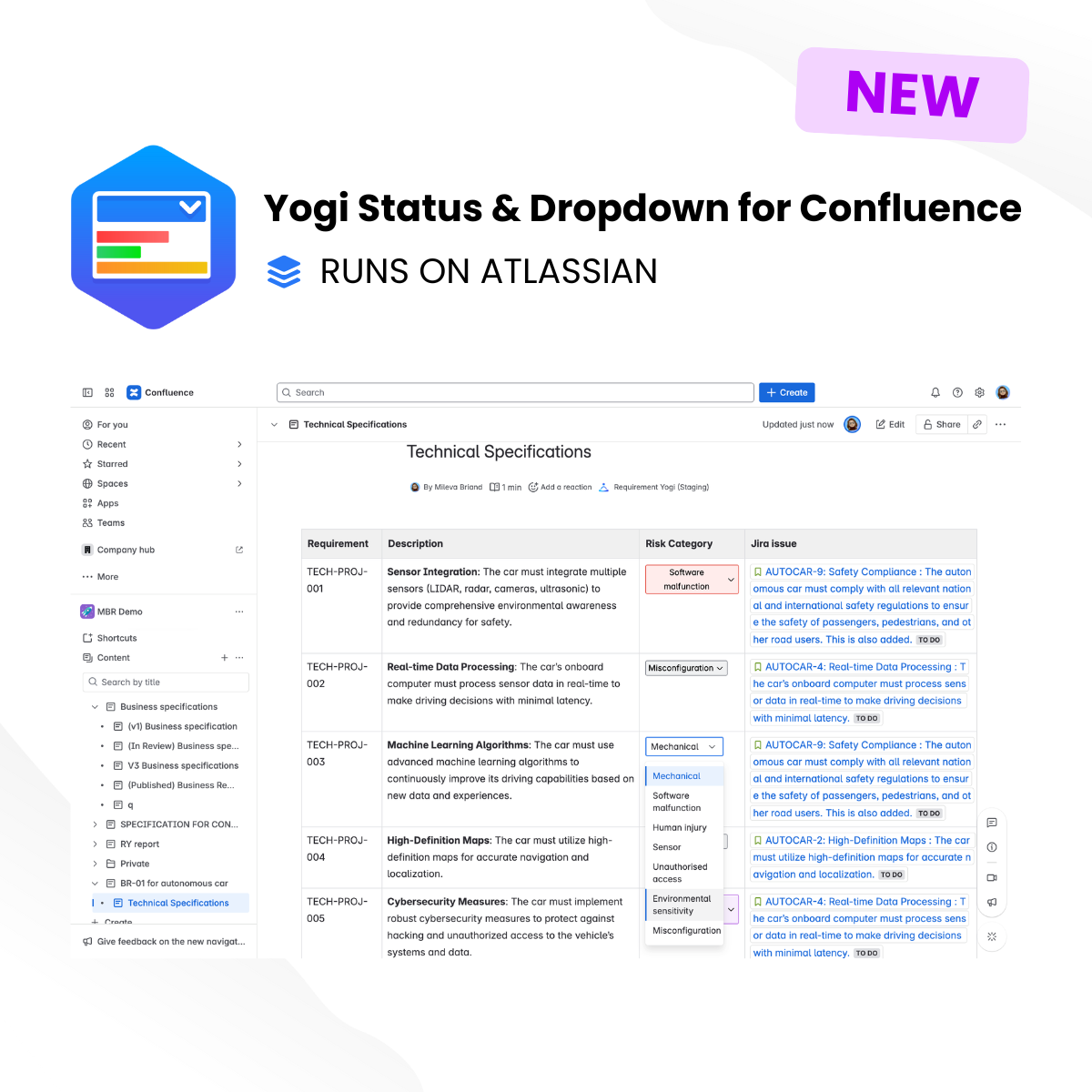 New App - Yogi Status & Dropdown.png